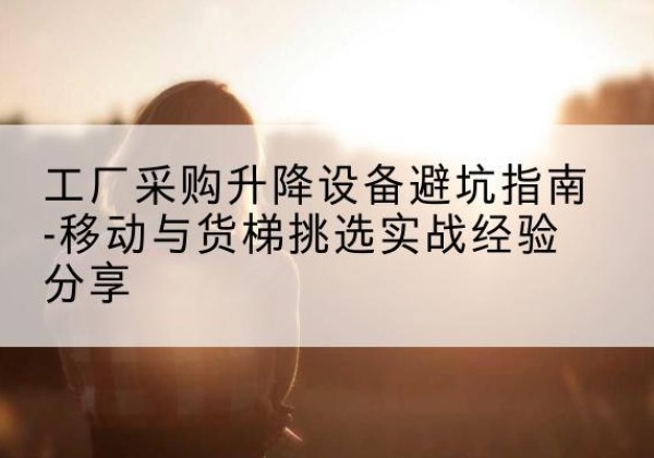 舒城移动式升降机怎么选-工厂采购升降设备避坑指南-移动与货梯挑选实战经验分享