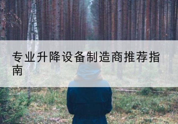 舒城电动剪叉升降平台厂家-专业升降设备制造商推荐指南